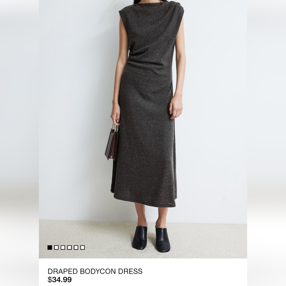 Elegant Gray Maxi Skirt